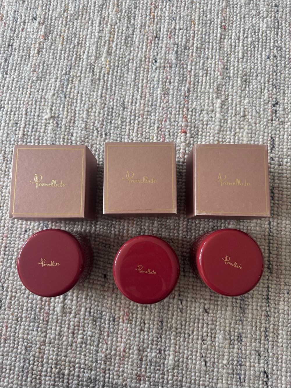 Pomellato Women Makeup Blush - Rich Burgundy Red Trio